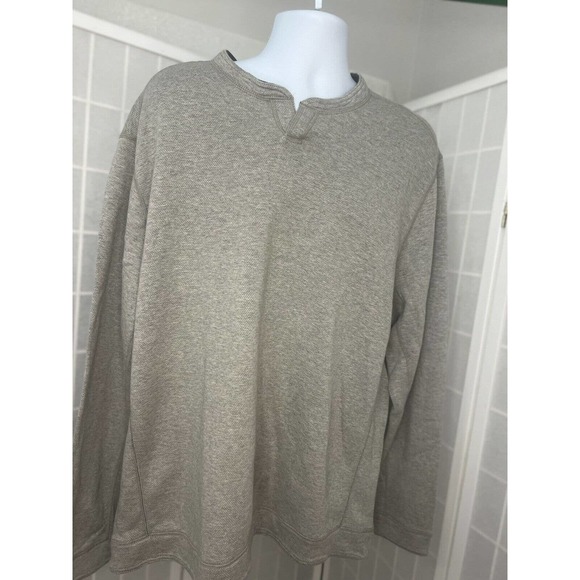 NWT Tommy Bahama Light Sweater Men Reversible Sz: XXL Grey/ Flip Side Navy - Picture 4 of 13